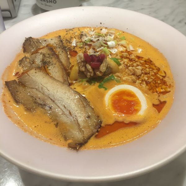 「スパイシー鶏白湯らぁめん＋チャーシュー1枚」@MENSHO SAN FRANCISCOの写真