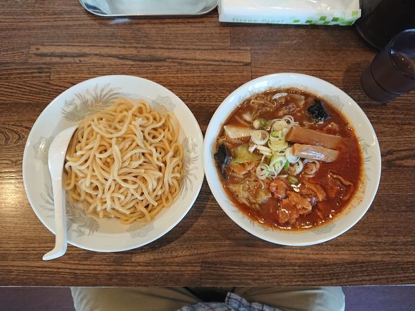「辛野菜つけ 800円」@麺処 あかふじの写真