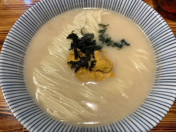 「雲丹賺しの鰤塩そば900円」@柴崎亭 梅丘店の写真