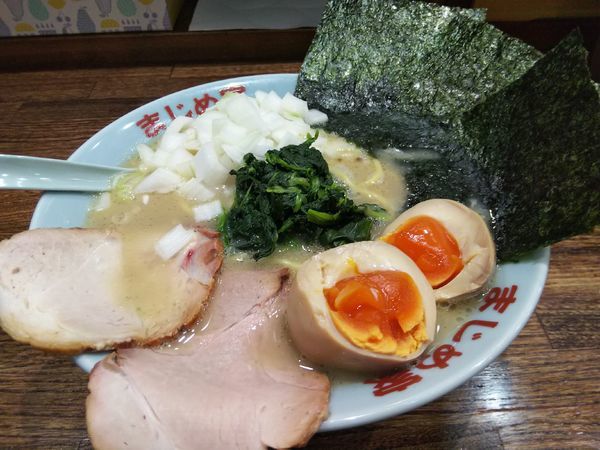 「【限定】塩豚骨　＋味玉：サービス券」@豚骨醤油ラーメン まじめ家の写真