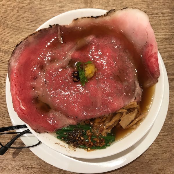 「A5黒毛和牛醤油らぁめん」@MENSHO SAN FRANCISCOの写真