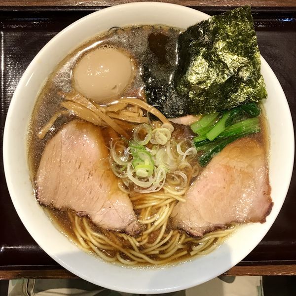 「中華そば 醤油 大盛 ¥880円（味玉＋100円）」@中華そば 飯村製作所の写真