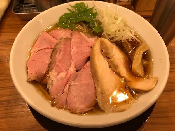 「7種の魚介の冷やしそば」@中華そば ココカラサキゑの写真