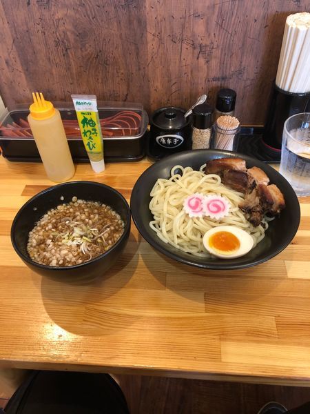 「てん玉つけ麺　大盛り　８７０円」@麺屋 のの 18の写真