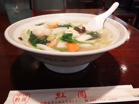 「タンメン」@中国料理 紅蘭の写真