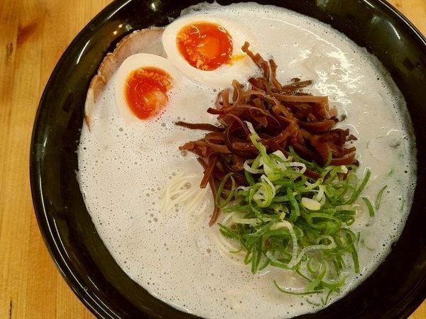 「ラーメン＋味玉」@博多元気一番！！ 春吉1丁目1-1店の写真