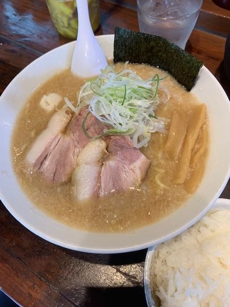 「のがほ元750円（こってり・無料大盛・ライス付き）」@野方ホープ 野方本店の写真