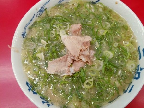 「ラーメン（ネギ盛り）」@元祖ラーメン 長浜家の写真