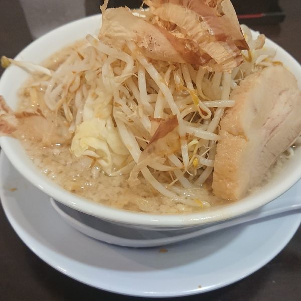 「らーめん（大盛り　ニンニク増し）」@麺匠 やま虎の写真