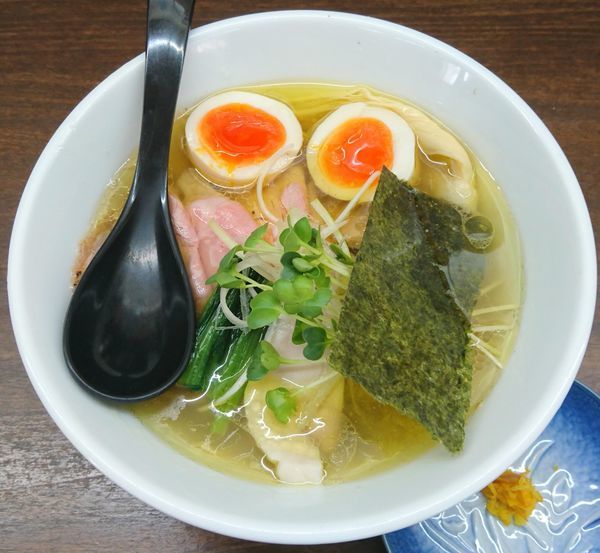 「特製塩らーめん」@麺屋みつば＋クローバーの写真