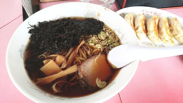 「岩のりラーメン」@イシヰ飯店の写真