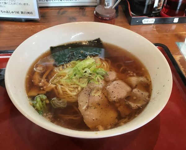「醤油ラーメン 細めん（700円）」@ちゃあしゅう屋 新白河店の写真