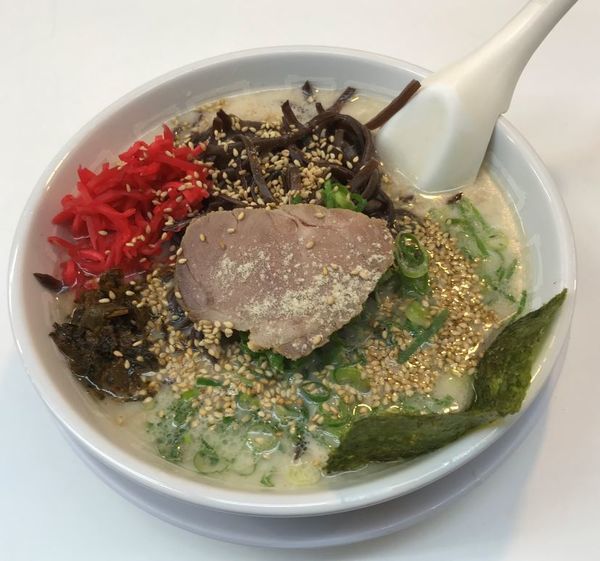 「きくらげラーメン（600円）」@博多天神 新橋1号店の写真