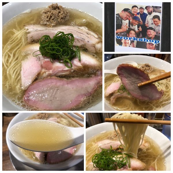 「【WorkShop限定】豚の塩そばプレミアム 1500円」@Tomboの写真