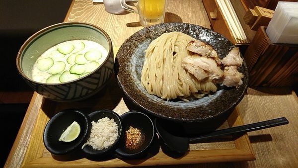 「冷汁つけ麺_780円」@味噌が一番 中野サンモール店の写真