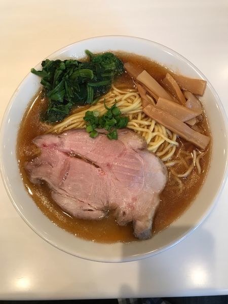 「濃厚醤油そば 850円、大盛 150円」@麺や 彩～iro～の写真