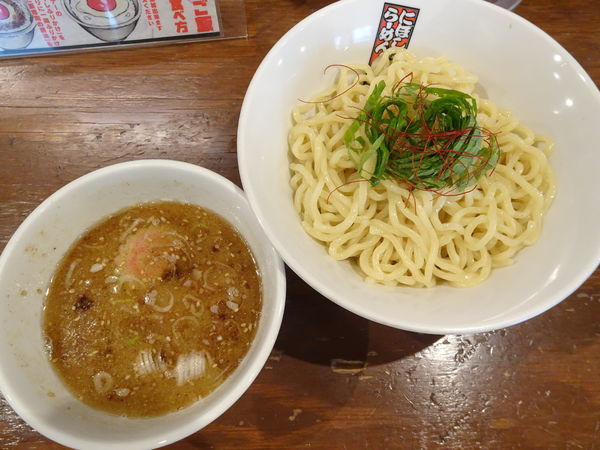 「塩煮干しつけ麺」@煮干しらーめん 玉五郎 くずはモール店の写真