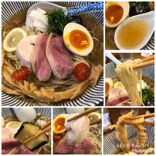 「冷やし出汁そば 880円」@中華そば きなりの写真