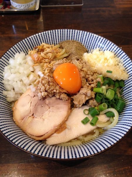 「鶏まぜそば 大盛 820円」@活龍 期間限定麺処 みつきの写真