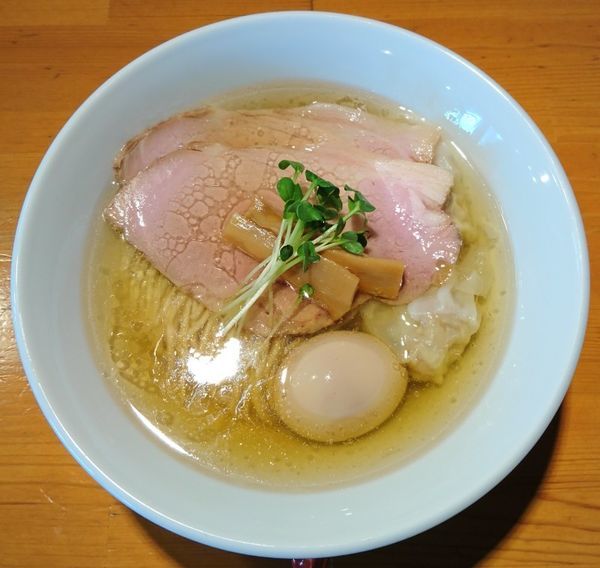 「特製塩煮干そば」@麺処 清水の写真