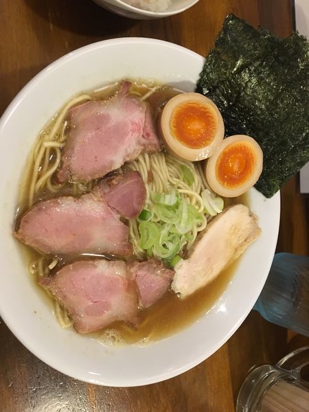 「煮干そば+トッピング全乗せ」@煮干専門 中華そば 平八の写真