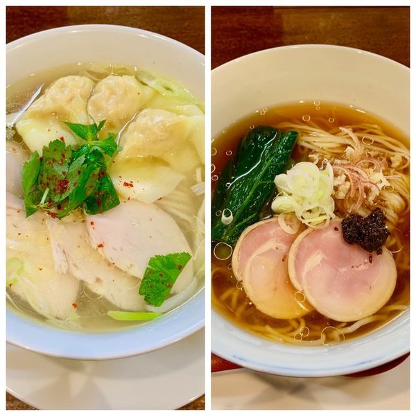 特柚子塩らぁ麺＋【限定】冷やし煮干しそば