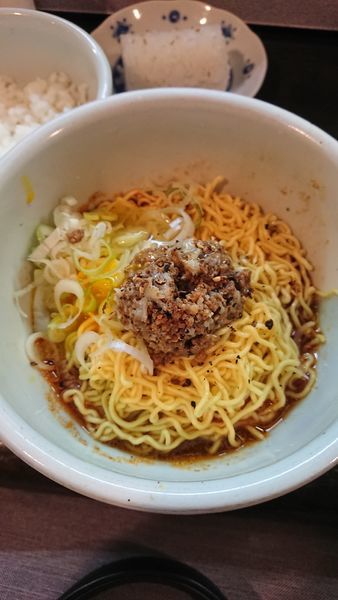 「担々まぜそば」@らーめん 山頭火 渋谷店の写真