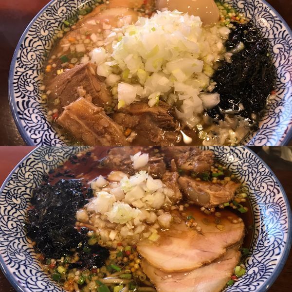 「汁そば 塩と醤油」@汁そば LUCY ルーシーの写真