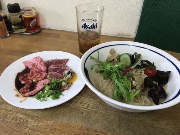 「胡麻タレ冷し②和牛冷し中華S」@MENYA 食い味の道有楽の写真