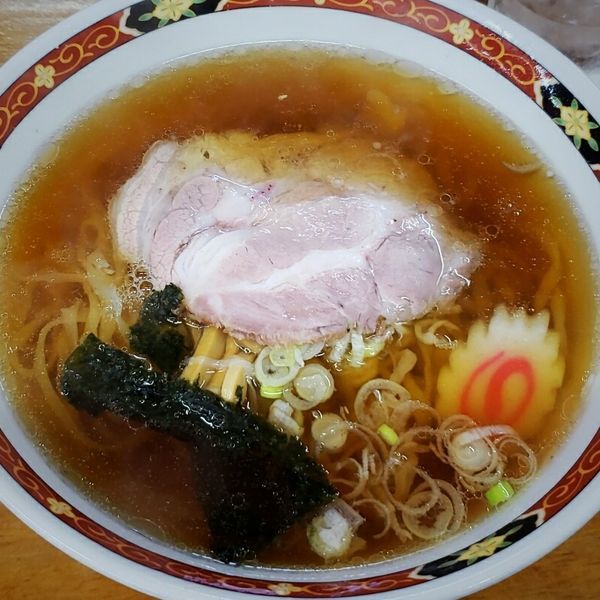 「手打ち中華そば　６５０円」@藤屋の写真