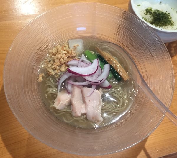 「冷やしらぁ麺お茶漬けセット950円他」@麺屋 さくら井の写真