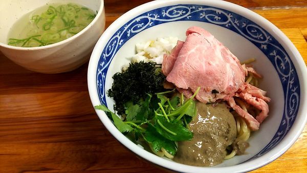 「煮干し油そば&いわしそば」@中華そば よしかわの写真