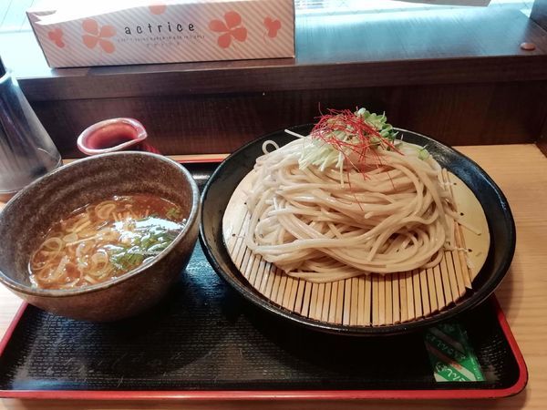 「鯖つけそば」@本陣そば 浅草店の写真