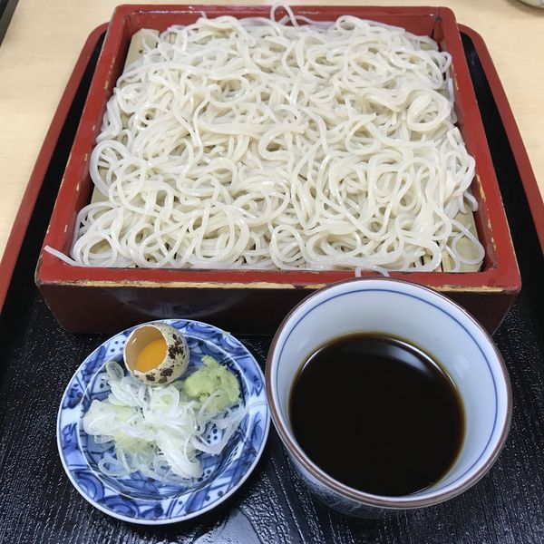 「もり（￥580）」@そば処 青山 やぶの写真