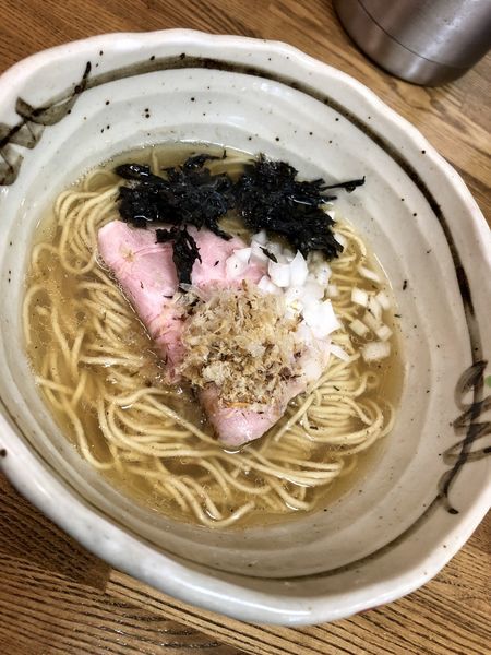 「焼きアゴの塩そば￥850」@㐂九家の写真