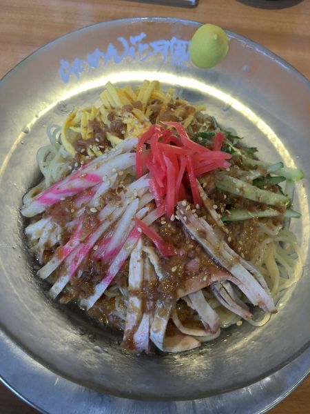 「冷やし中華そば彩夏」@らあめん花月嵐 戸田美女木店の写真