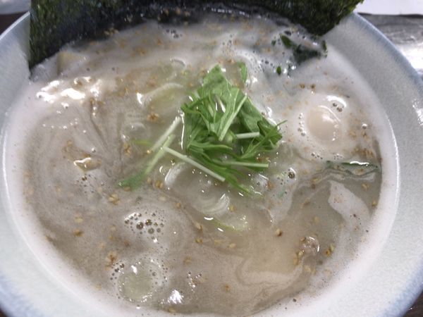 「限定：こく塩ラーメン750円+ラーパス味玉」@麺屋BOOTHの写真