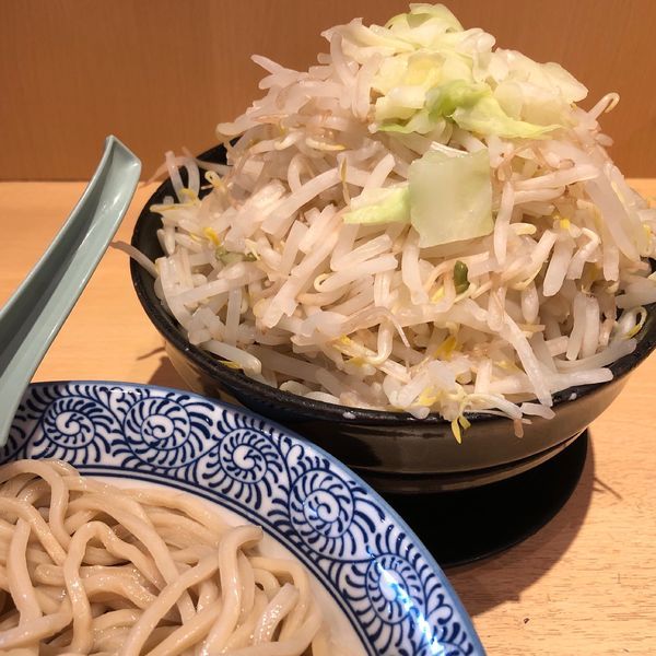 「どて辛つけめん（大400ｇ）750円」@どてちんの写真