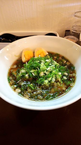 「牛骨ラーメン 並+ネギ+味玉」@中華そば 一光 松戸店の写真