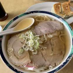 ハーフ＆ハーフと餃子