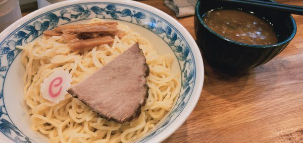 「濃厚魚介つけ麺(木曜」@必勝軒の写真