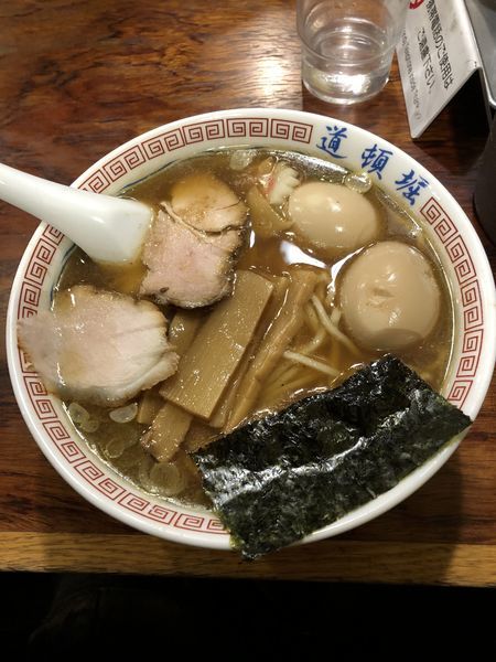 「中華そば＋味玉」@中華めん処 道頓堀の写真