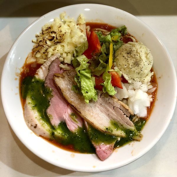 「【限定】イタリアン担々麺 ￥900」@麺屋 扇 SENの写真