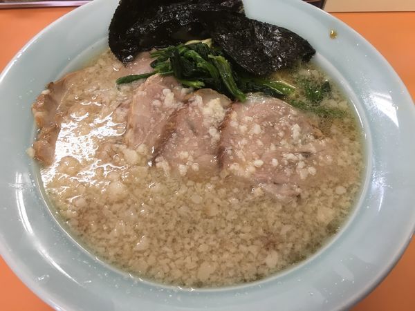 「チャーシューメン（ｶﾀﾒ ｱﾌﾞﾗ多め）」@ラーメンショップ 成瀬が丘店の写真