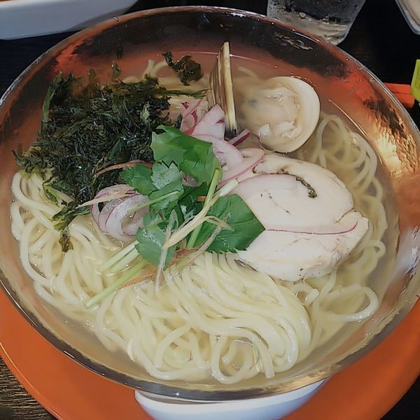 「【期間限定】貝出汁冷やしそば」@まるふじ食堂の写真