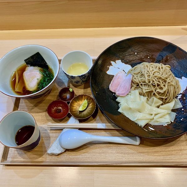 つけ麺+お出汁割り