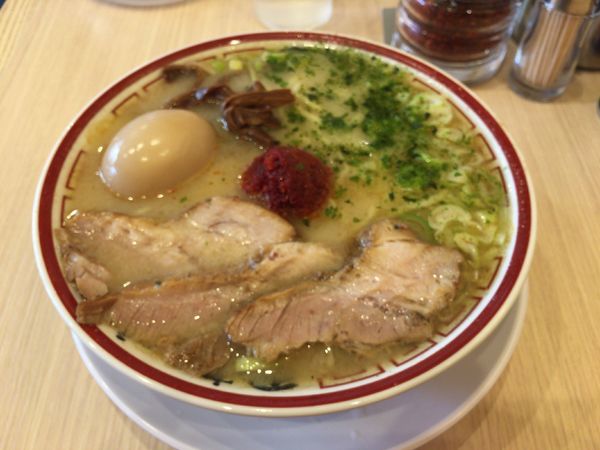 「山形辛味噌らーめん＋サービス味玉 850円」@中華そば専門 田中そば店 武蔵境店の写真