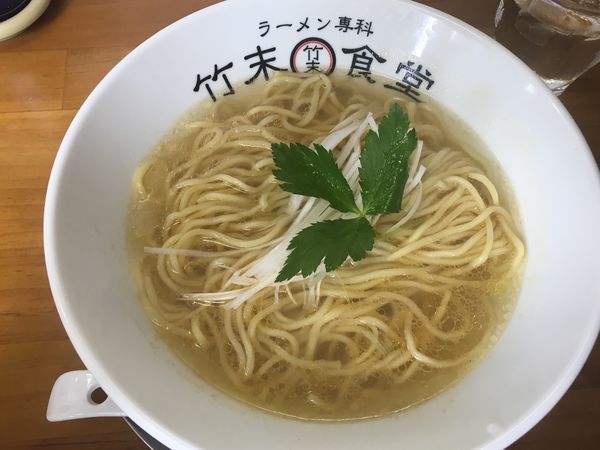 「蟹塩そば」@ラーメン専科 竹末食堂の写真