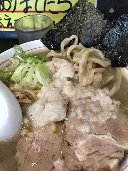 「塩中華 極極極太麺」@手打ち中華そば 酒田 平間店の写真