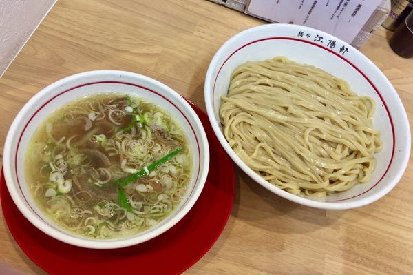 「限定  淡路島玉ねぎの塩つけそば 大盛」@麺や 江陽軒の写真